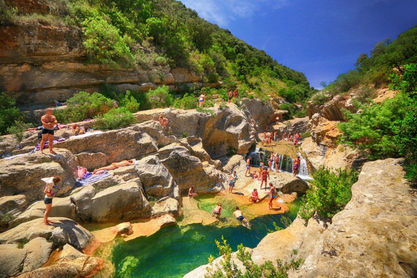 Zwemplekken in de Aude en Hérault